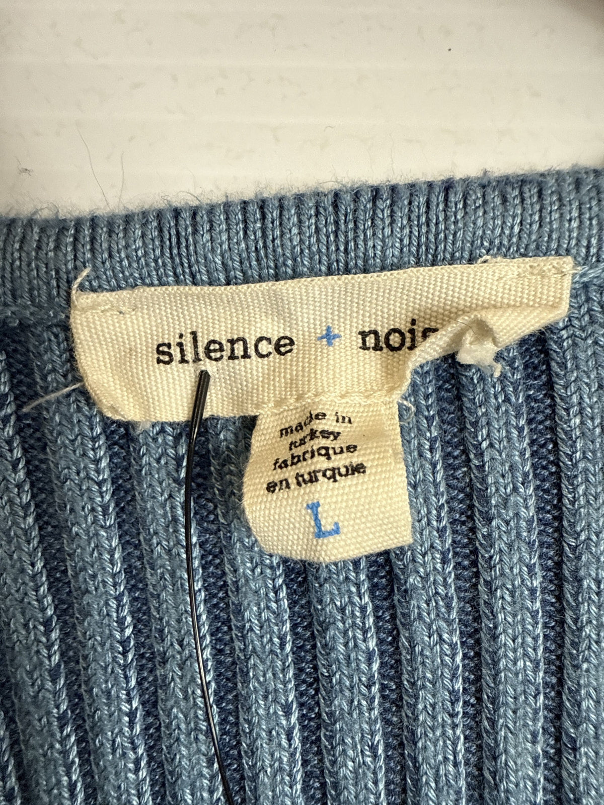 Tank Top silence + noise Blue