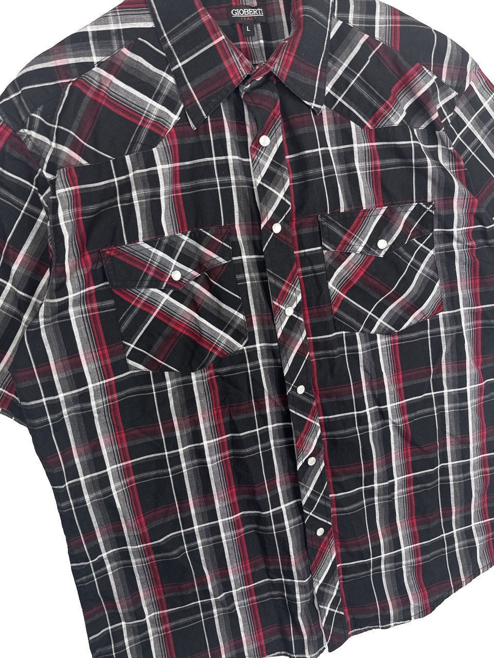 GIOBERTI Plaid Button Up Shirt