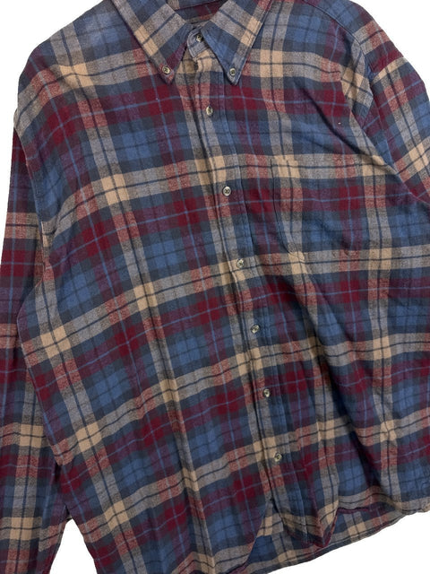 NorthCrest Plaid Button Up Shirt