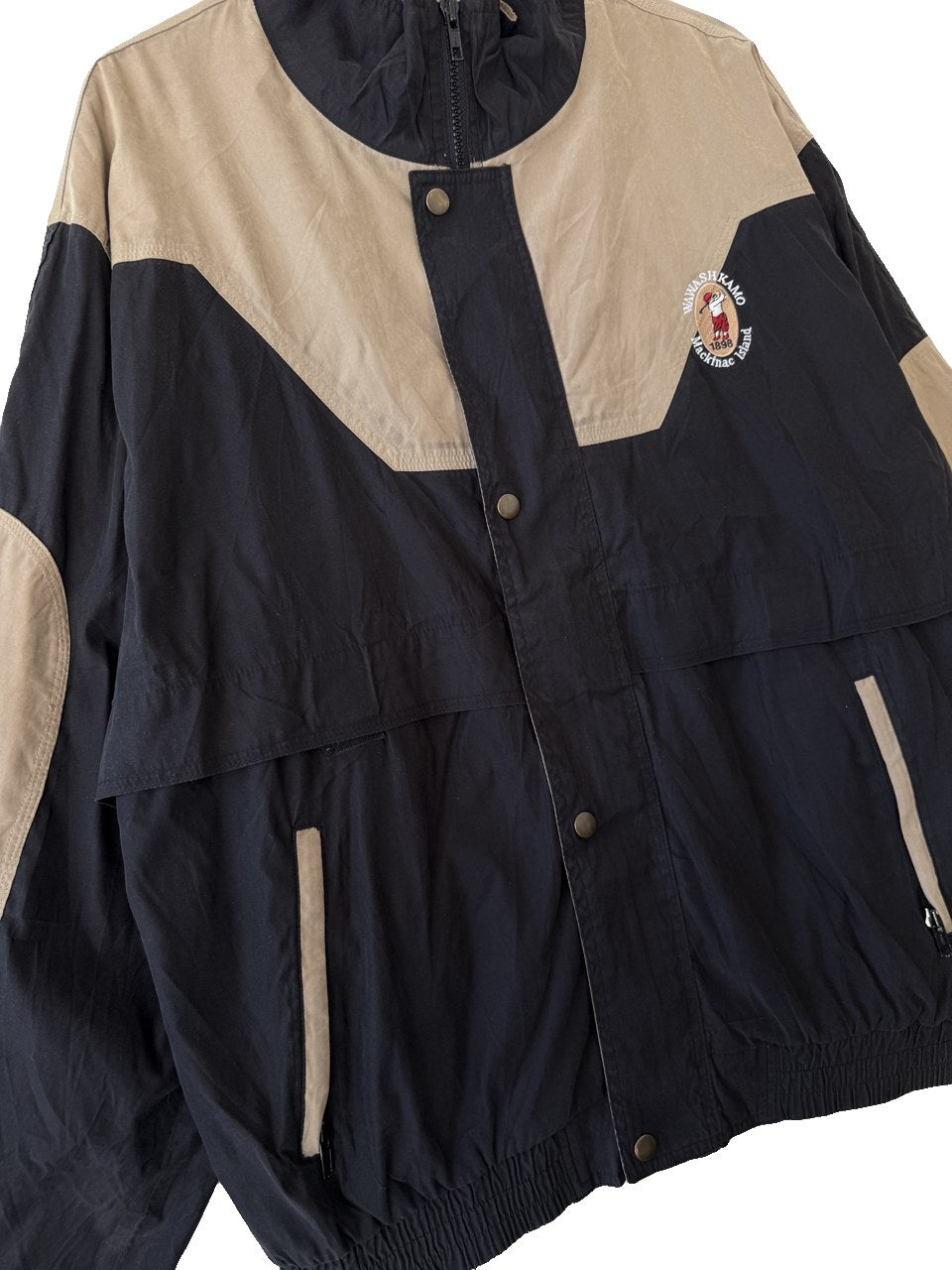 1990s Colorblock Windbreaker Jacket