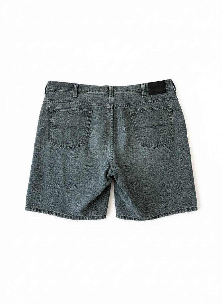 Y2K Green Denim Shorts