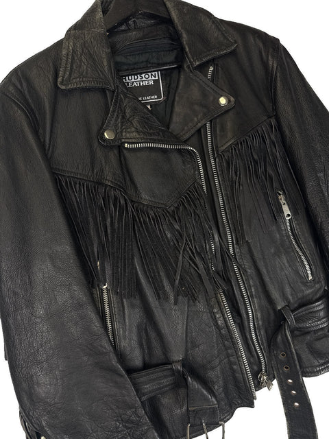 Hudson Leather Fringe Jacket