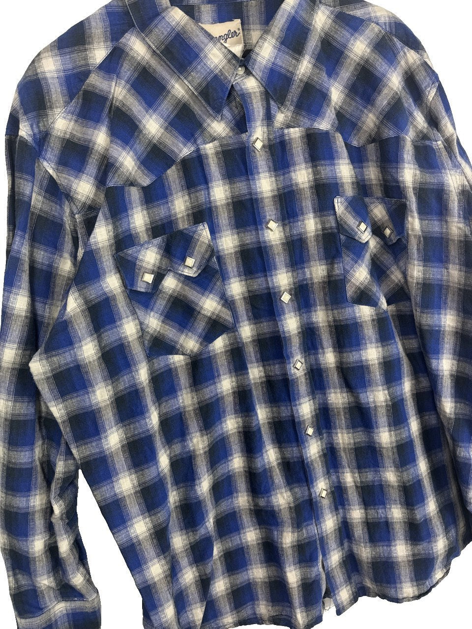 1990s Wrangler Plaid Shirt