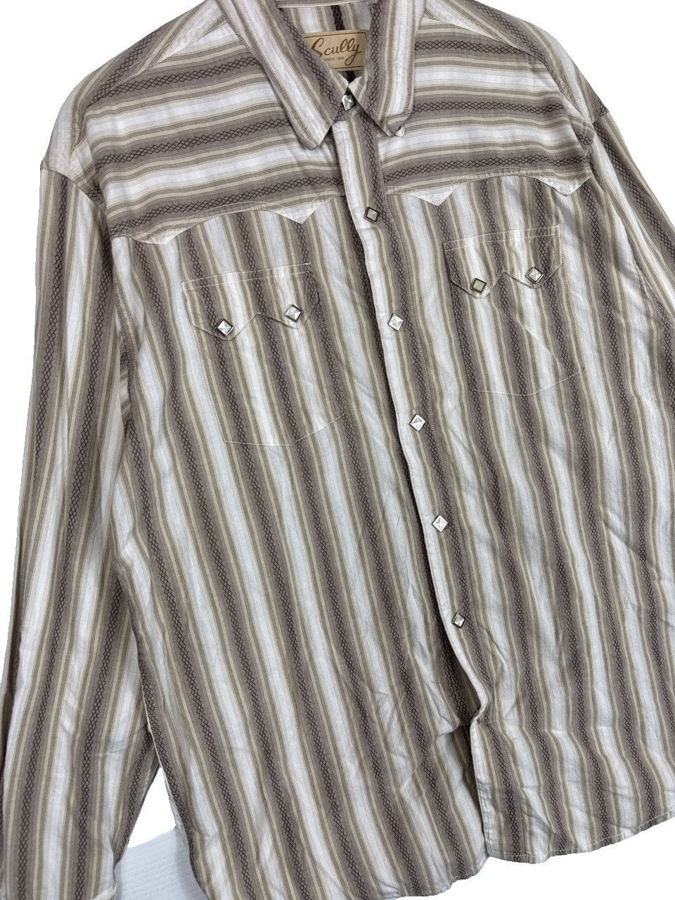 Scully Striped Button Up Shirt