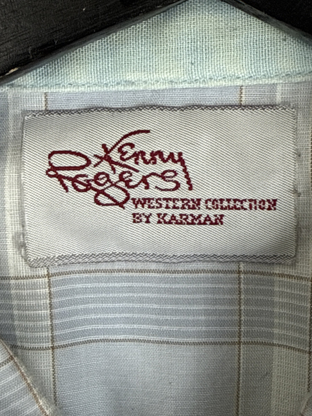 1980s Karman Plaid Button Up Shirt