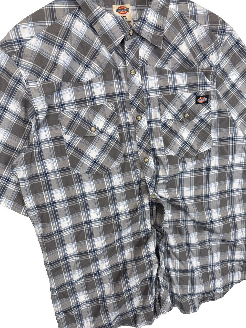 Dickies Plaid Button-Up Shirt