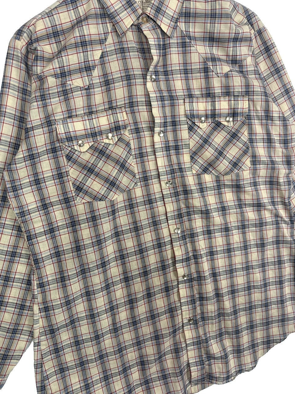 1970s Dee Cee Plaid Shirt