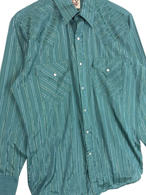 Vintage Ely Cattleman Button Up Shirt