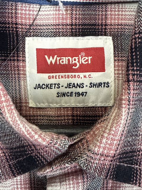 Wrangler Plaid Button Up Shirt