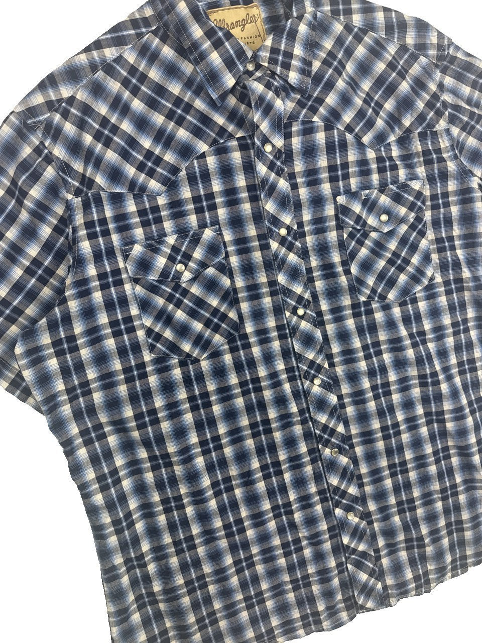 Wrangler Plaid Western Shirt