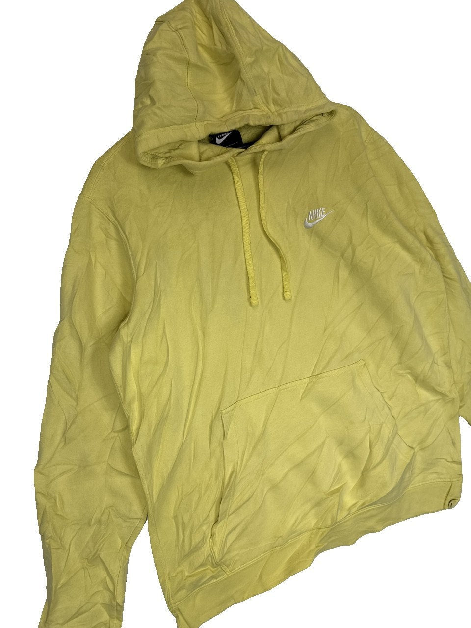 Nike Yellow Fleece Hoodie