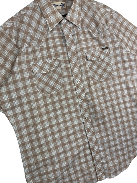 1970s Roebucks Plaid Button Up