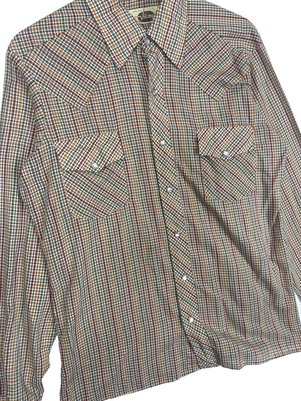 1970s Viking Plaid Shirt