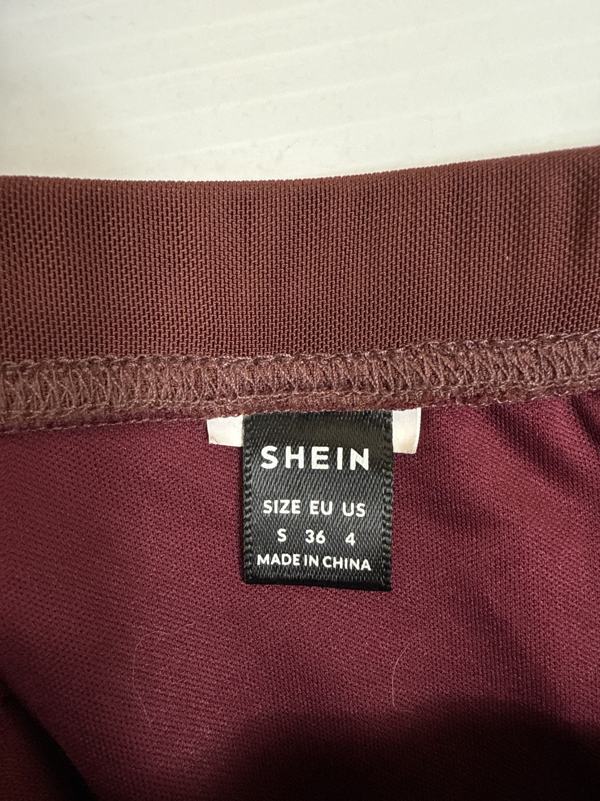 Skirt SHEIN Burgundy