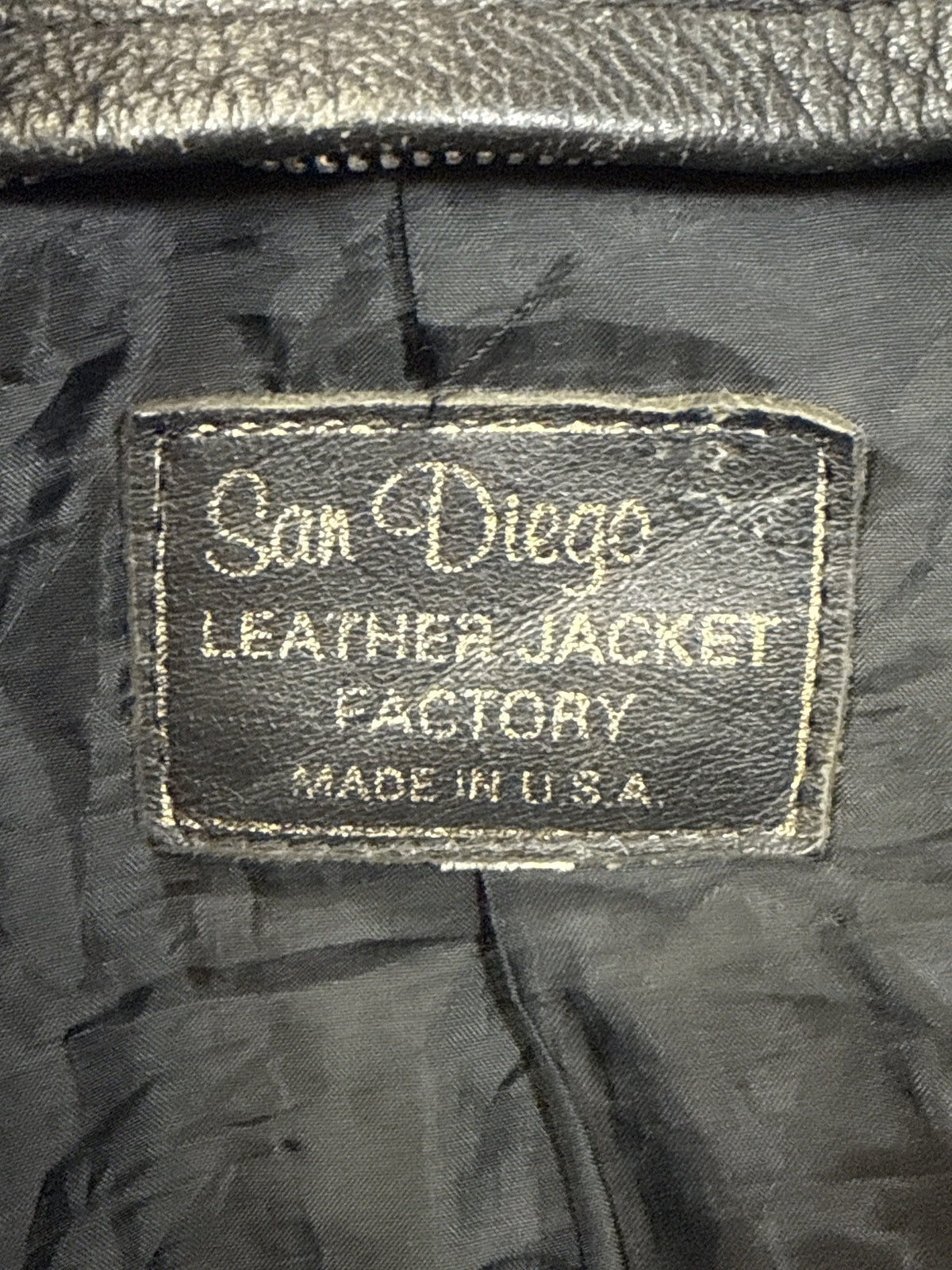 1990s San Diego Leather Jacket