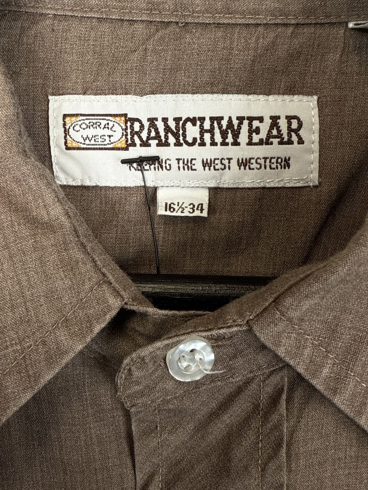1970s Corral West Button Up Shirt
