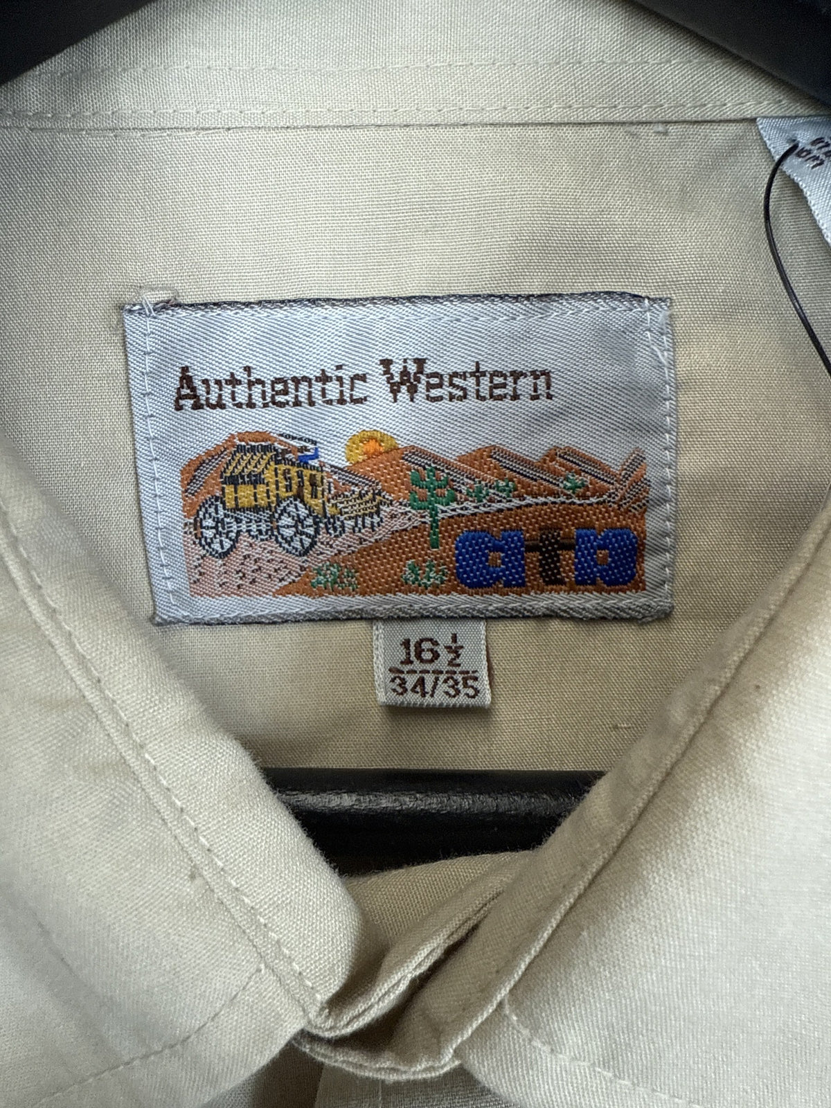 1990s Authentic Western Button Up Shirt
