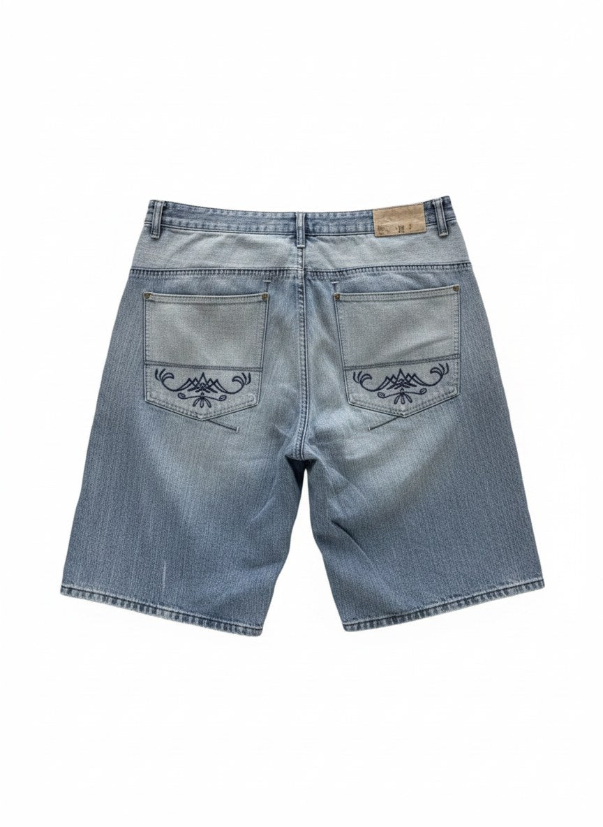 Y2K Brooklyn Xpress Denim Shorts