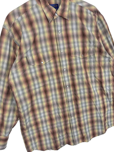 1990s Pendleton Plaid Shirt