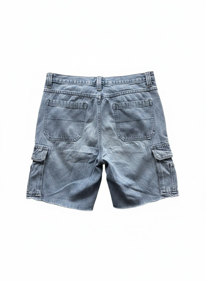 Y2K Cargo Denim Shorts
