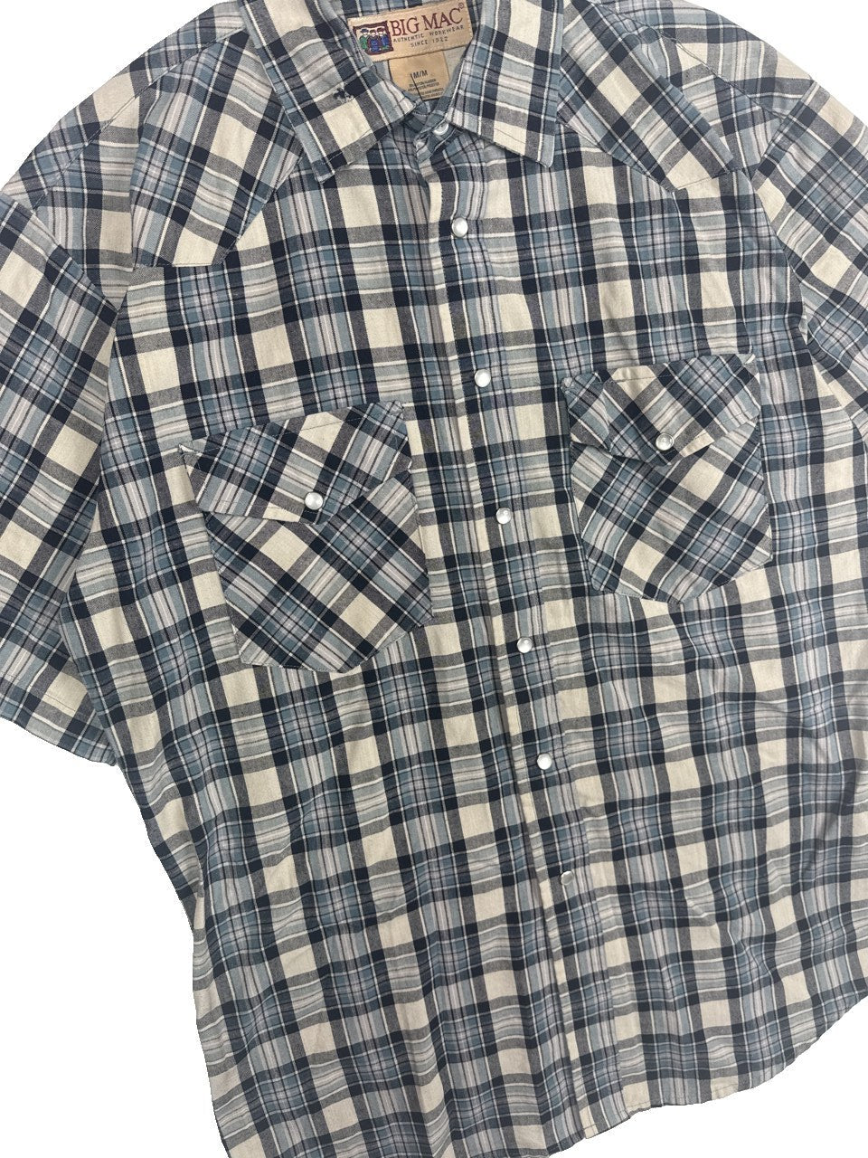 Big Mac Plaid Button Up Shirt