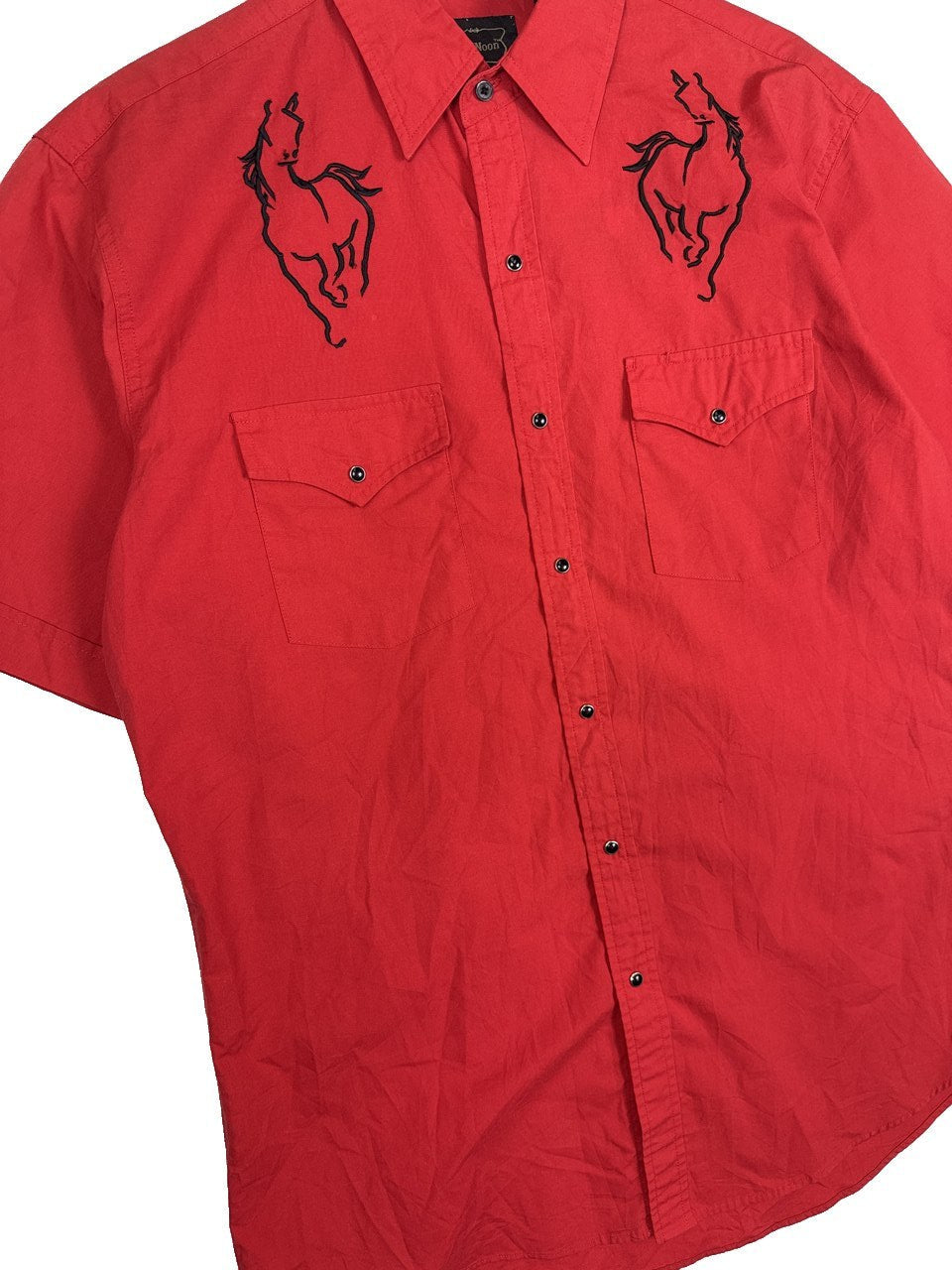 High Noon Embroidered Button Up Shirt