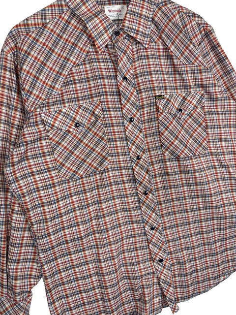 1980s Wrangler Button Up Shirt