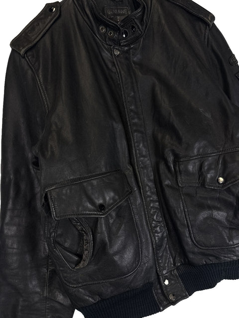 1990s Leather Bomber Jacket