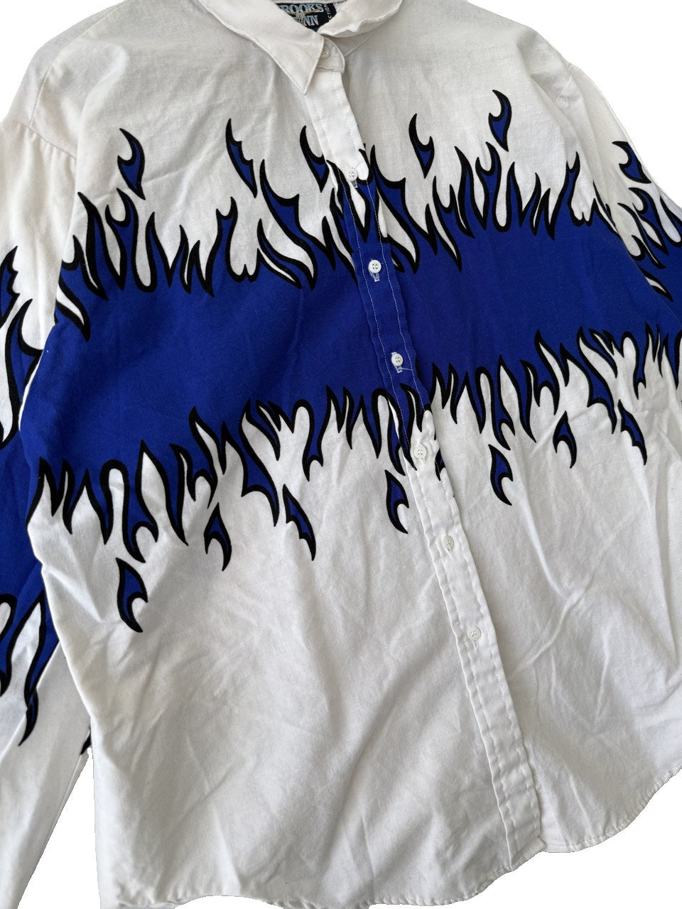 1990s Panhandle Slim Flame Shirt