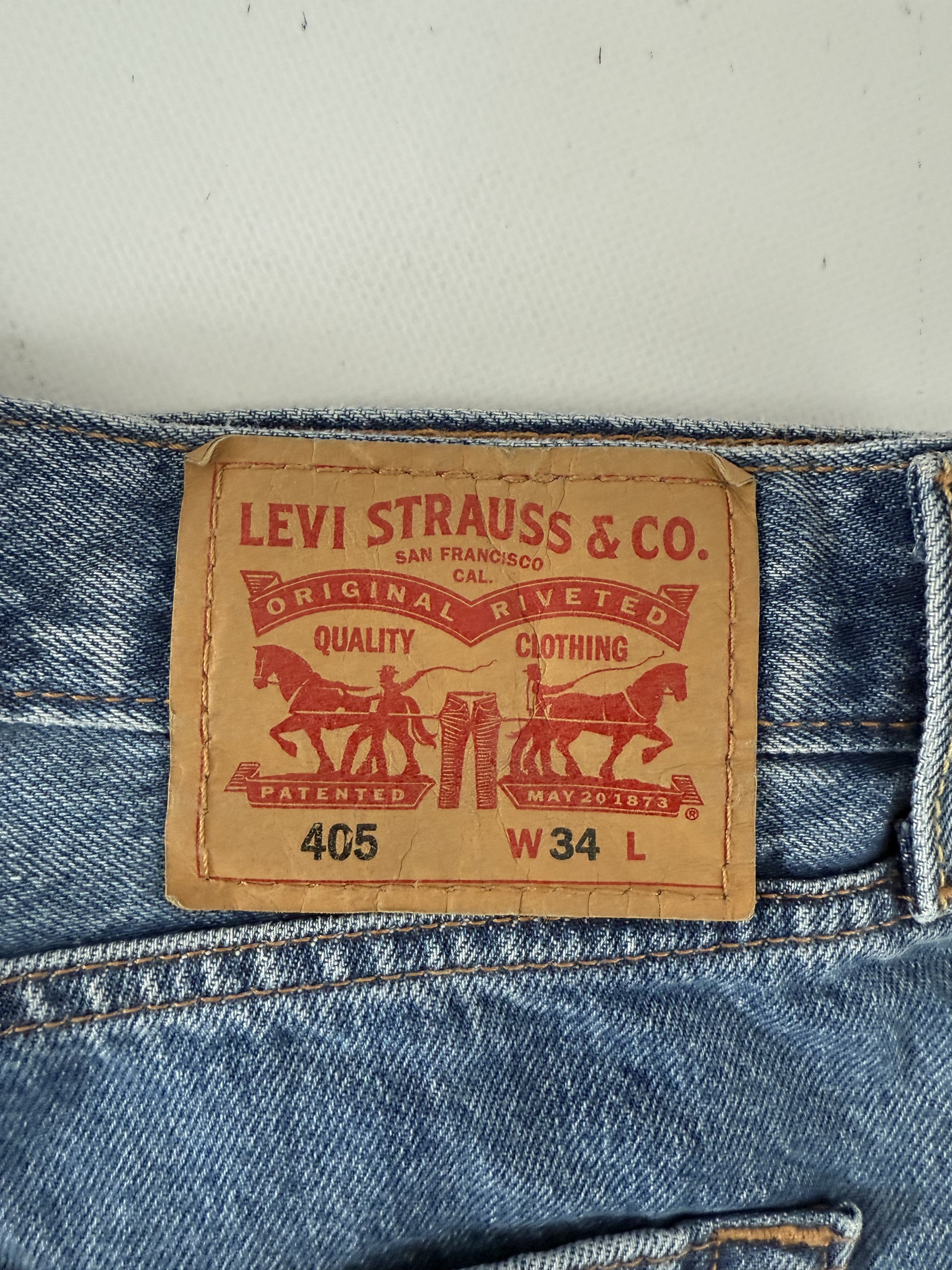 2000s Levi's 405 Jorts