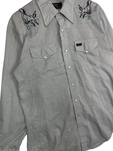 1970s Montgomery Ward Button Up Shirt