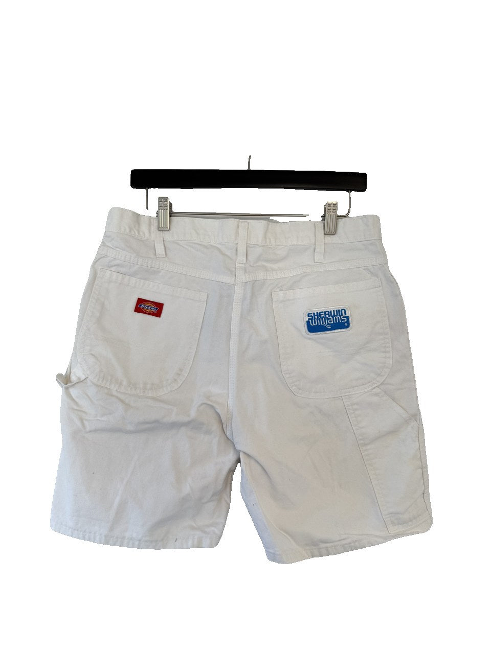 Dickies White Workwear Shorts 34