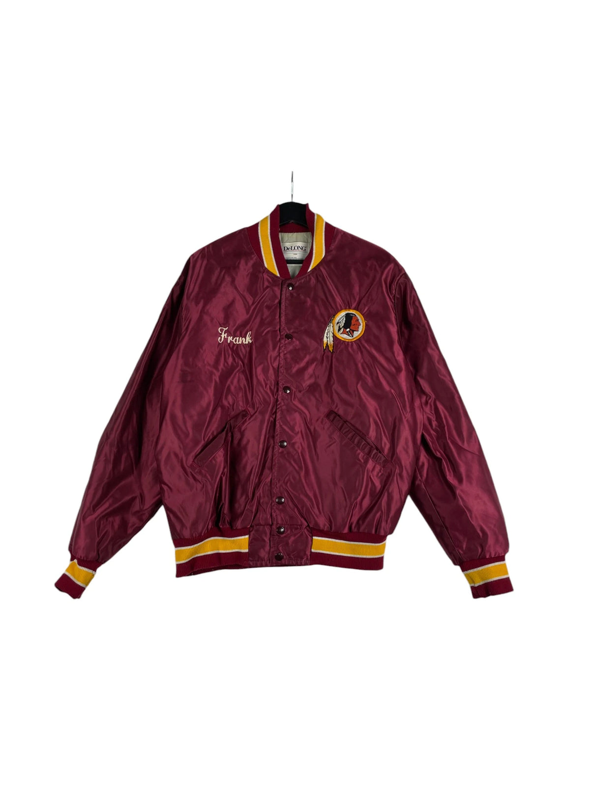1990s DeLONG Redskins Varsity Jacket