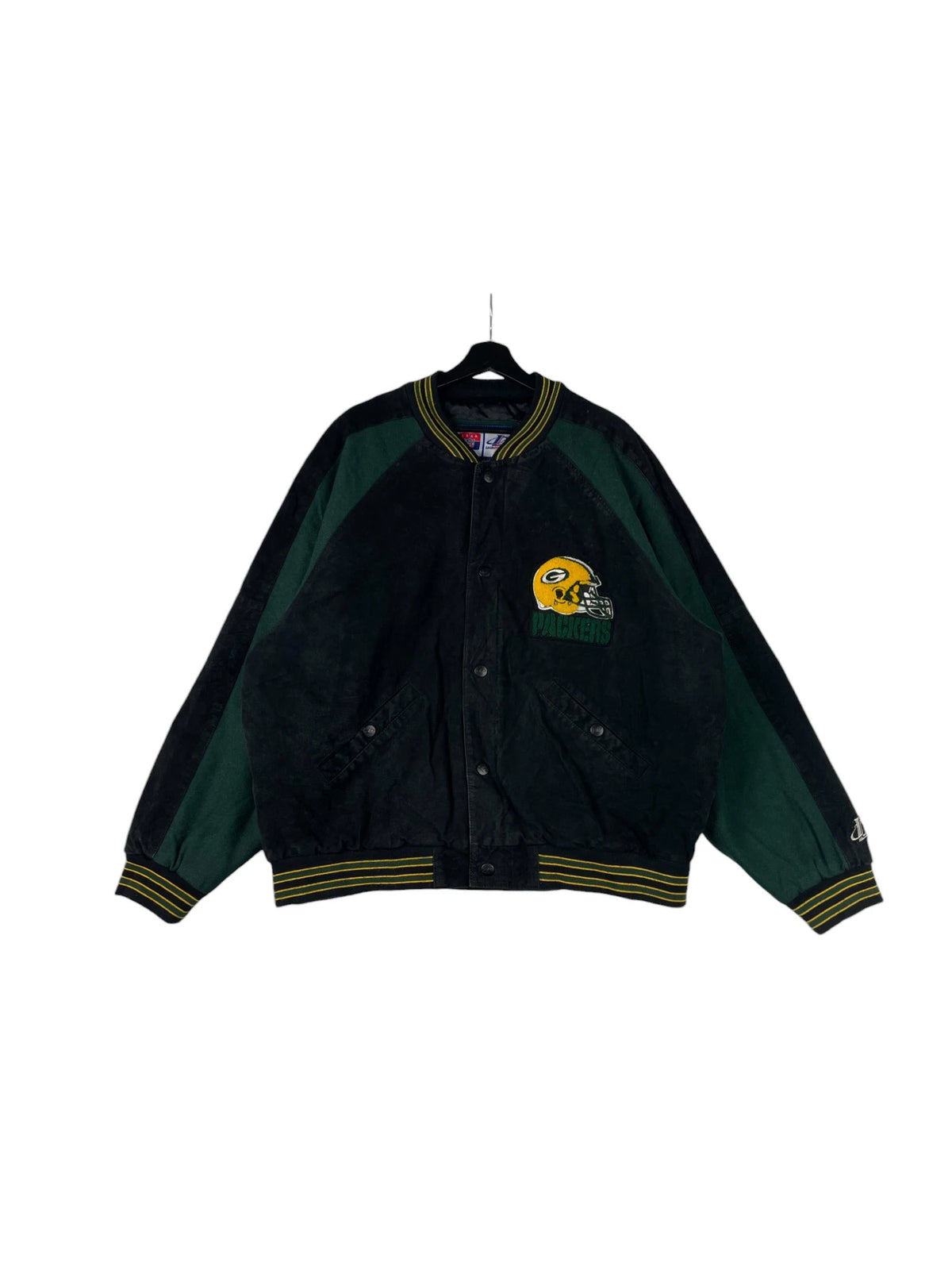 1990s Logo Athletic Packers Varsity Jacket