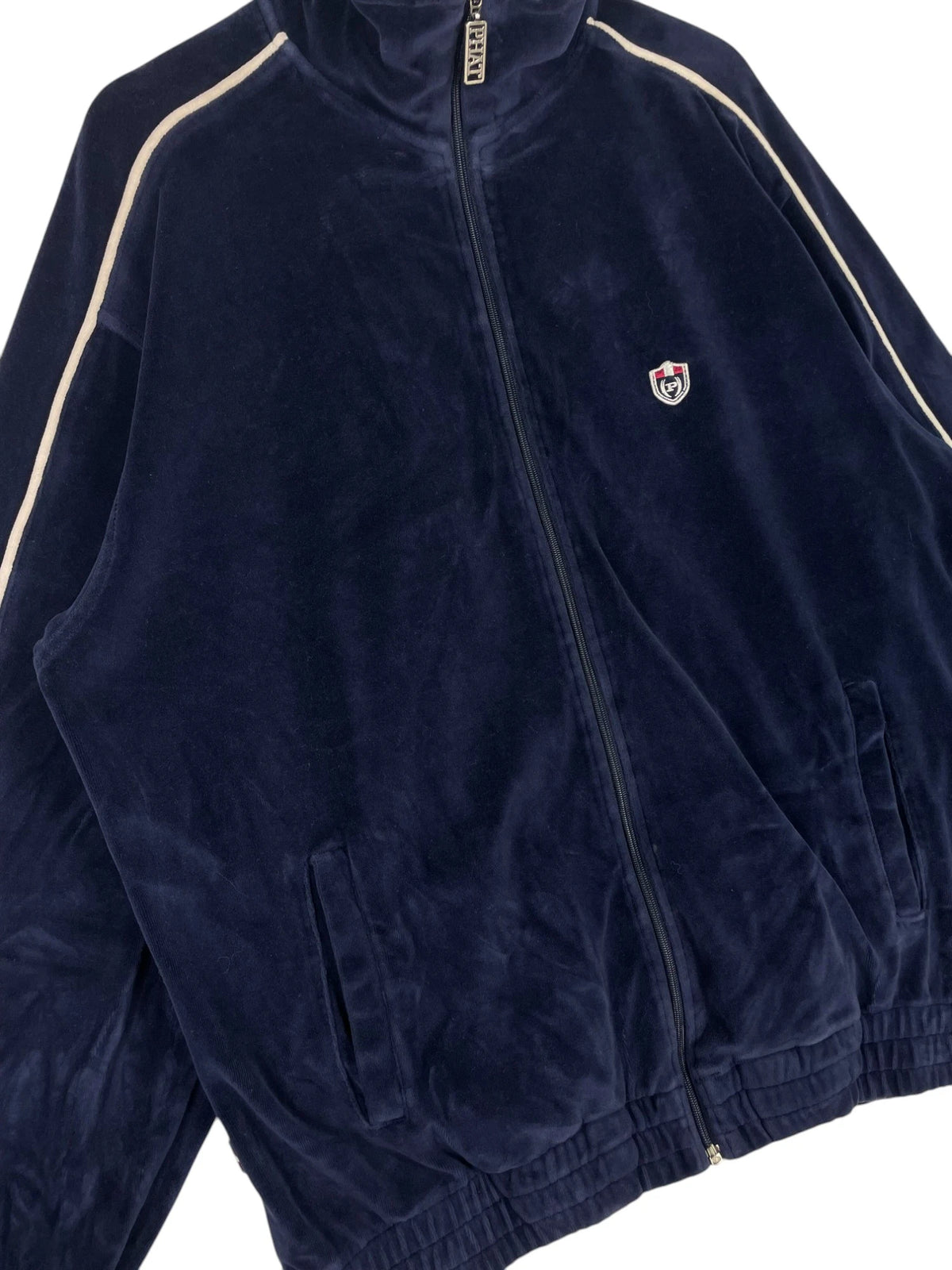 2000s Phat Farm Velour Track Jacket