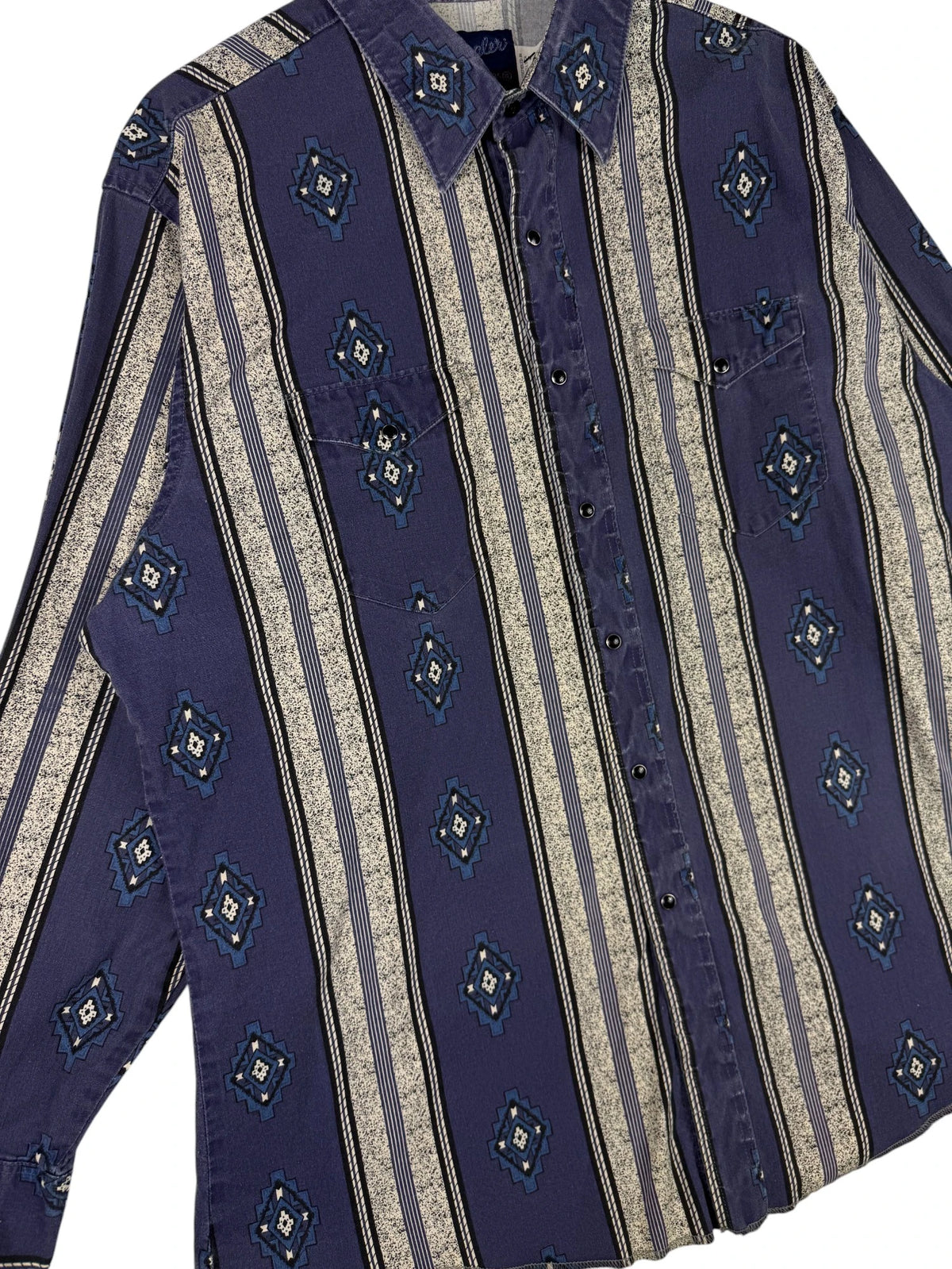 1990s Wrangler Western Button Up Shirt