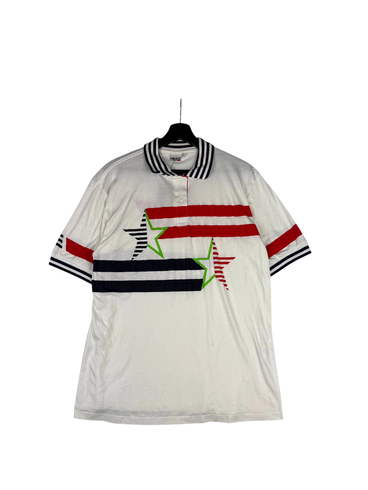 1990s Head Graphic Polo Shirt