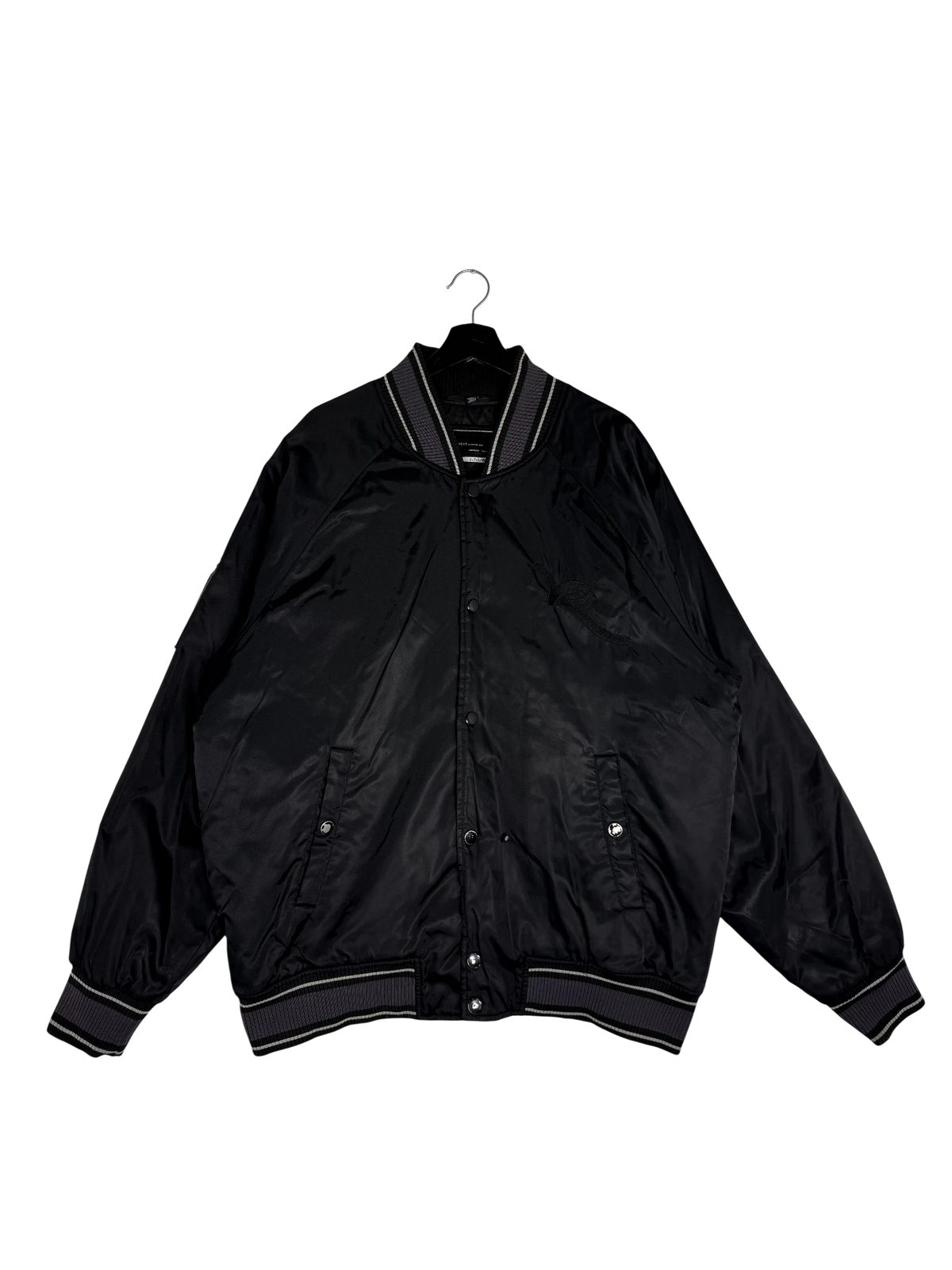 2000s Rocawear Satin Varsity Jacket