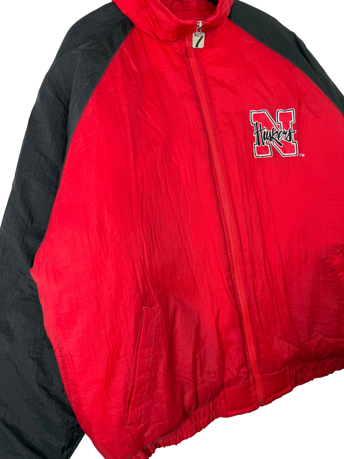 1990s Logo 7 Nebraska Huskers Jacket