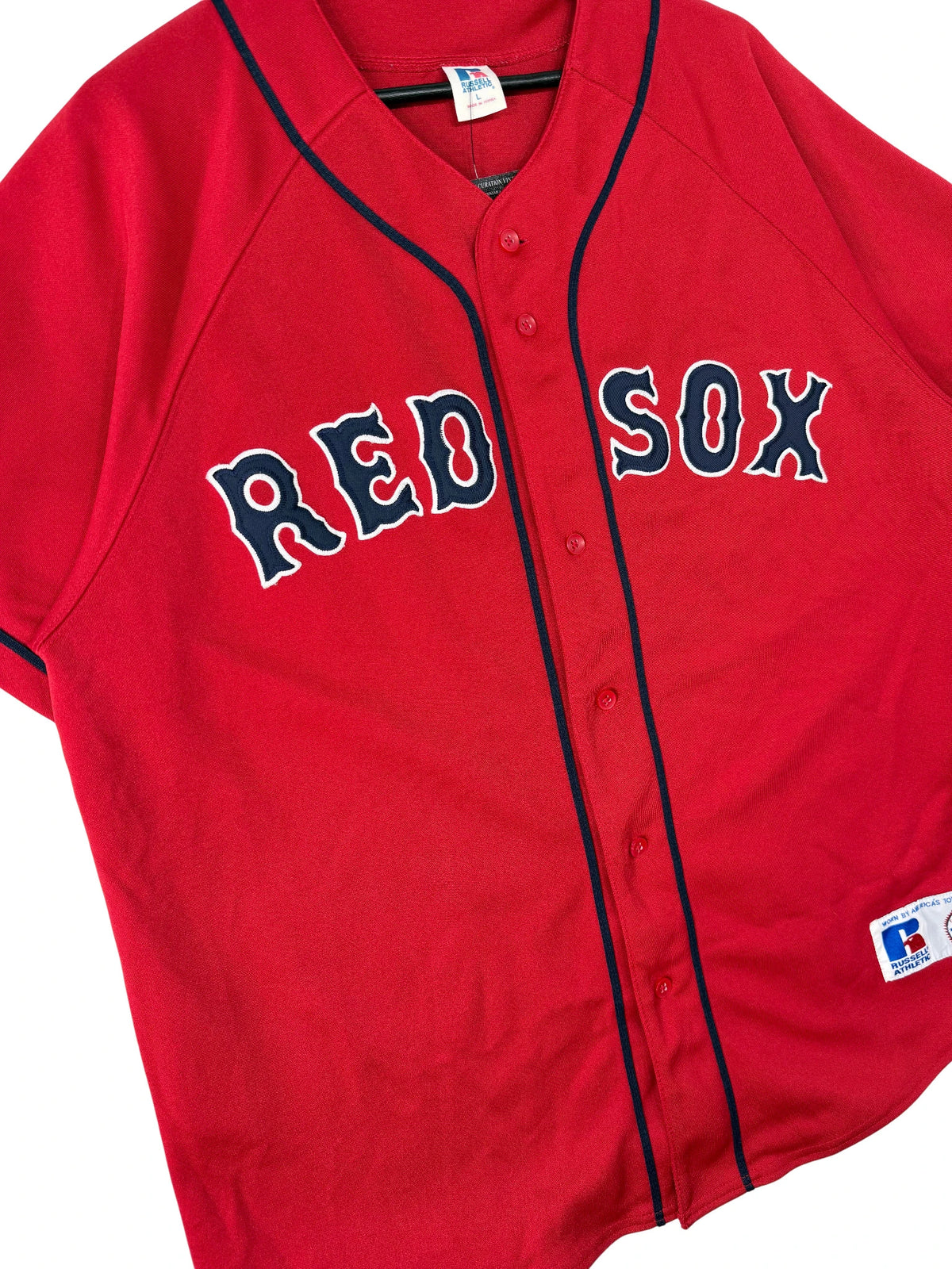 1990s Russell Athletic Red Sox Jersey