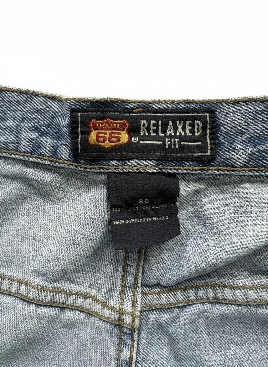2000s Route 66 Denim Shorts