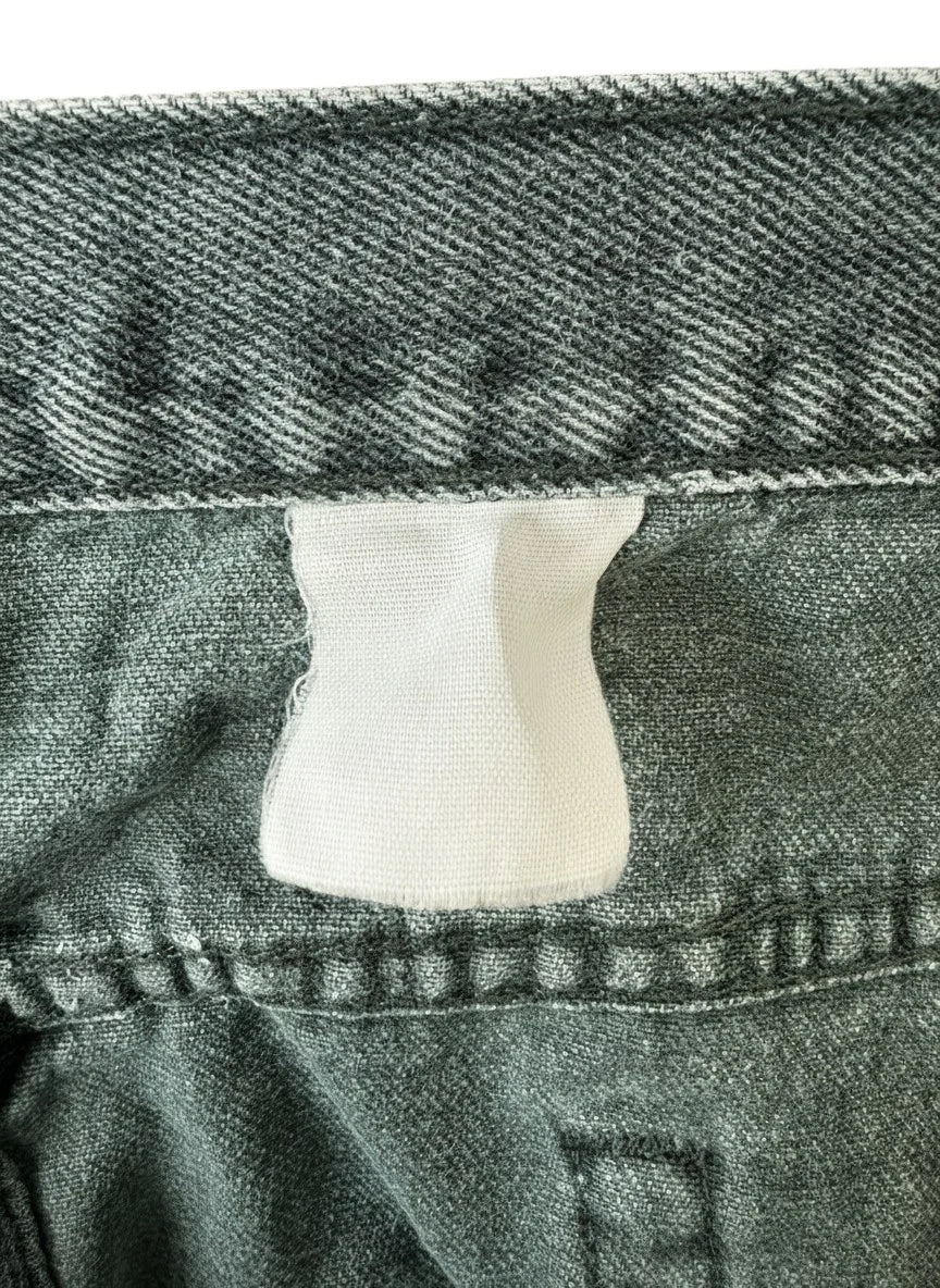 Y2K Green Denim Shorts