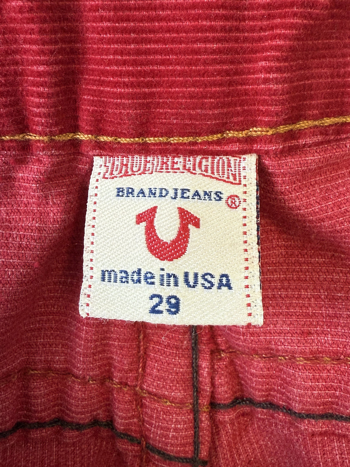 2000s True Religion Corduroy Pants