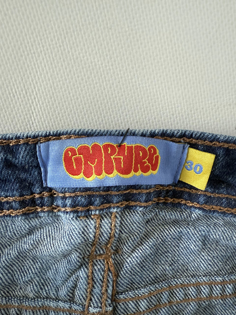 Y2K GMP URG Denim Shorts