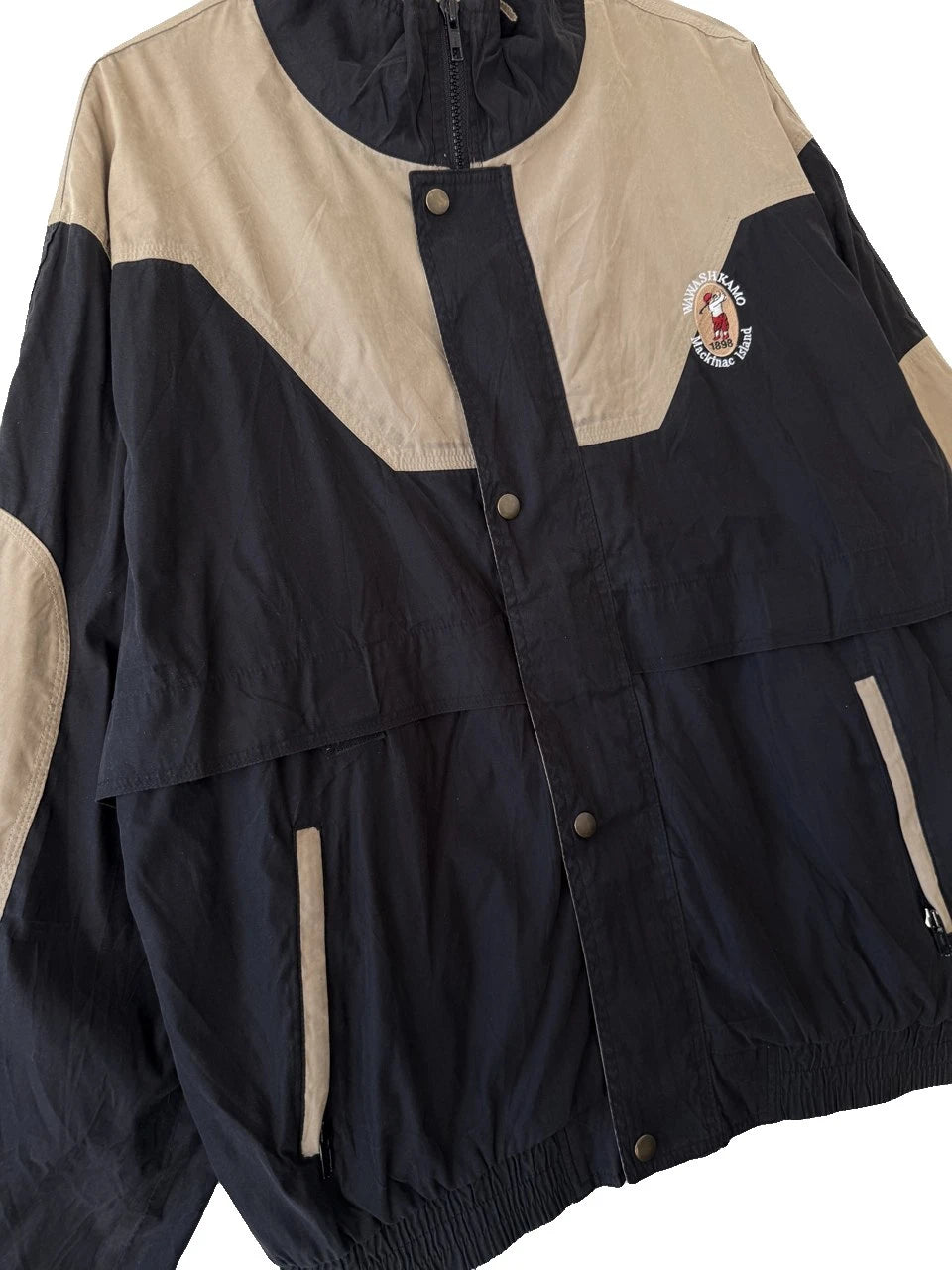 1990s Colorblock Windbreaker Jacket