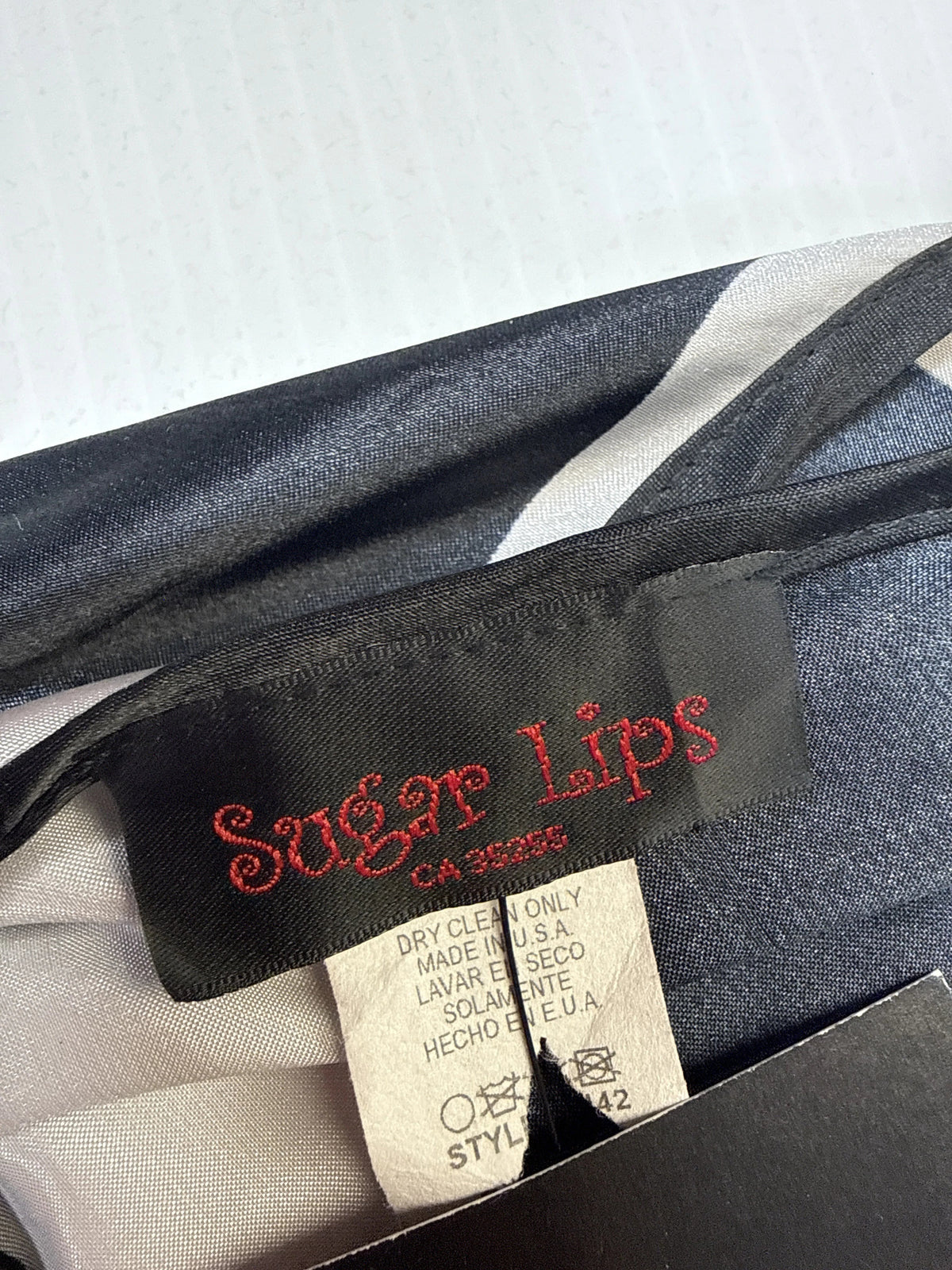 Dress Sugar Lips Black Early 2000s