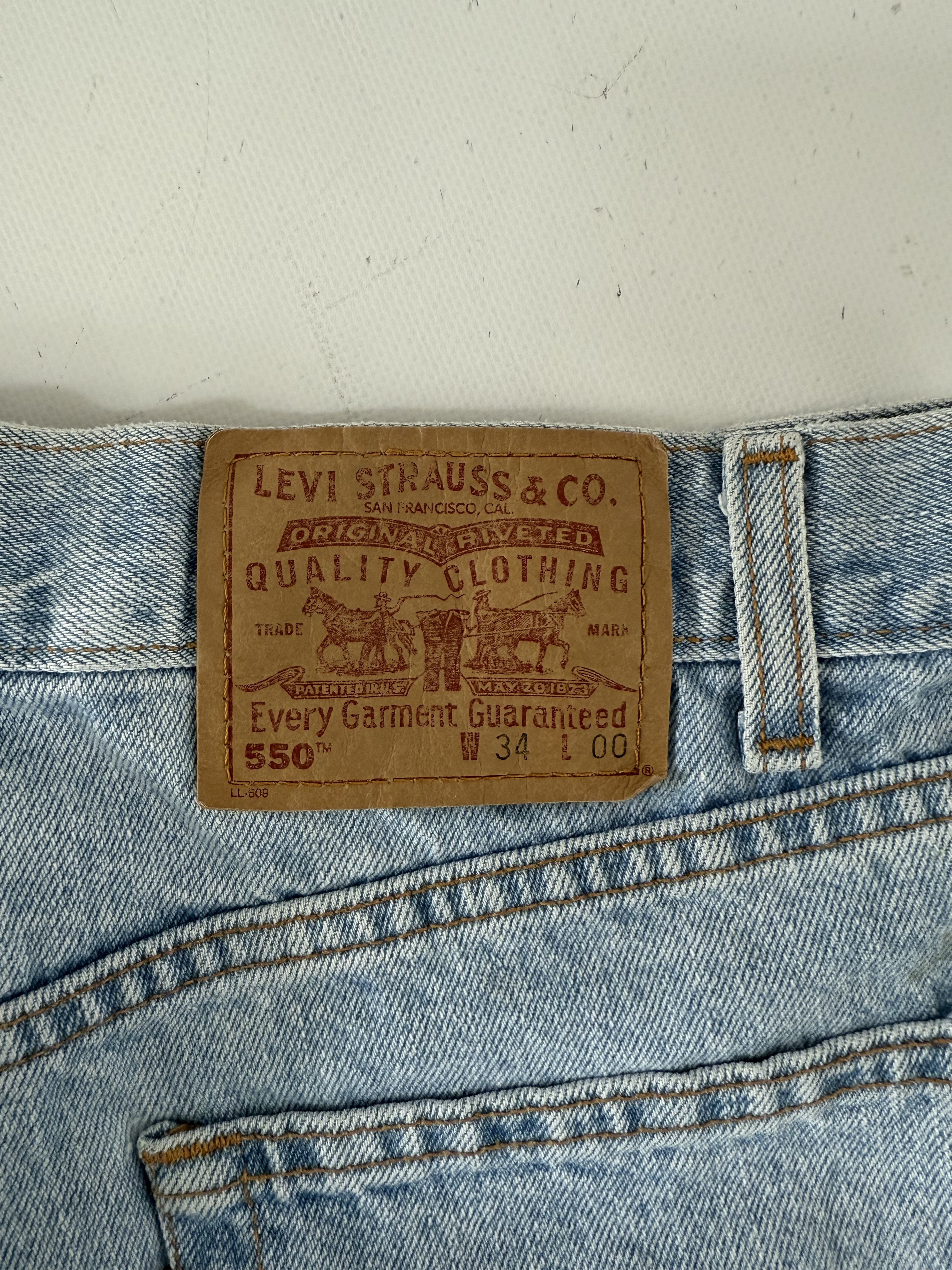 1990s Levi's 550 Relaxed Fit Shorts