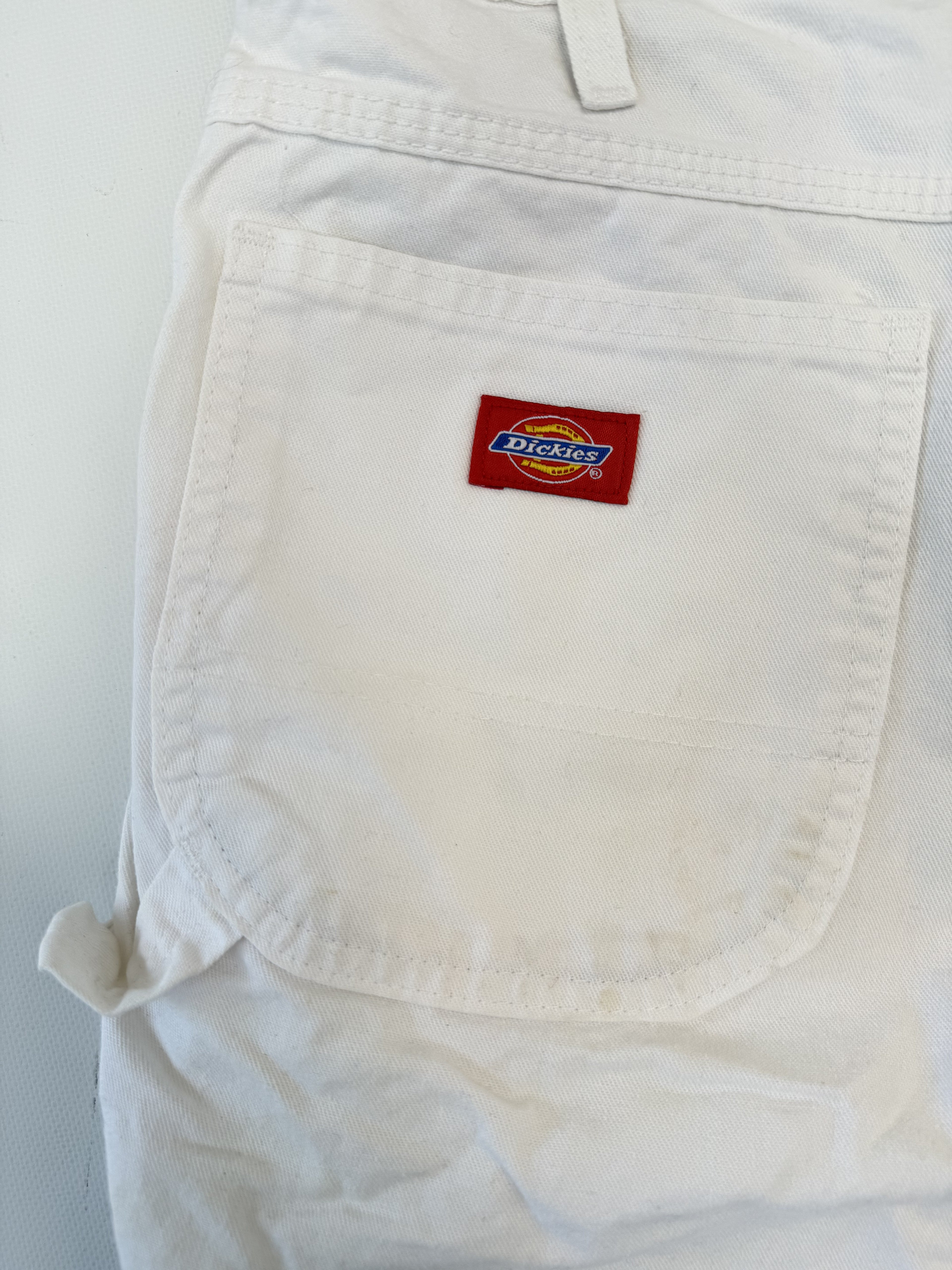 Dickies White Workwear Shorts 34