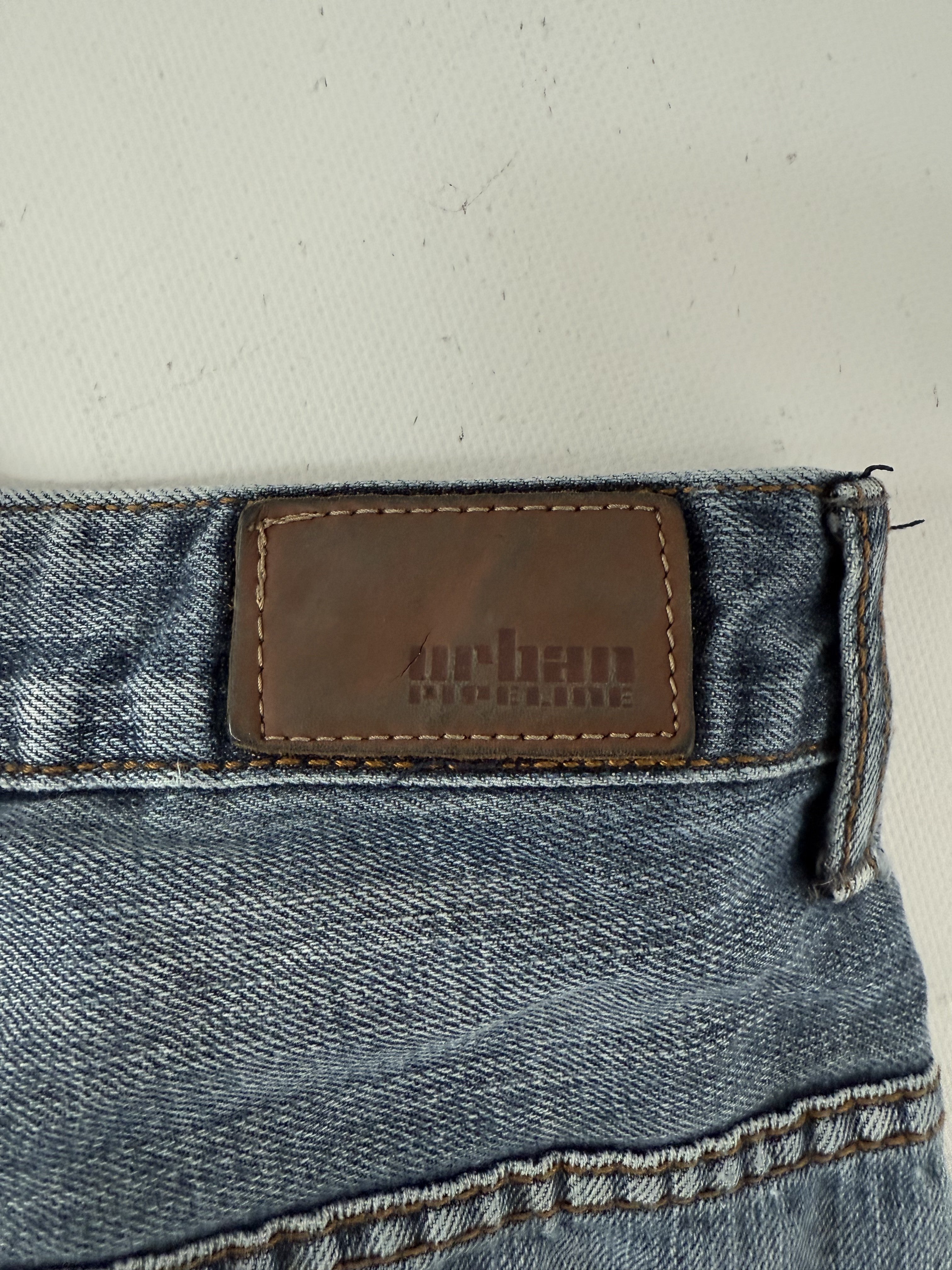 Y2K Urban Pipeline Denim Shorts