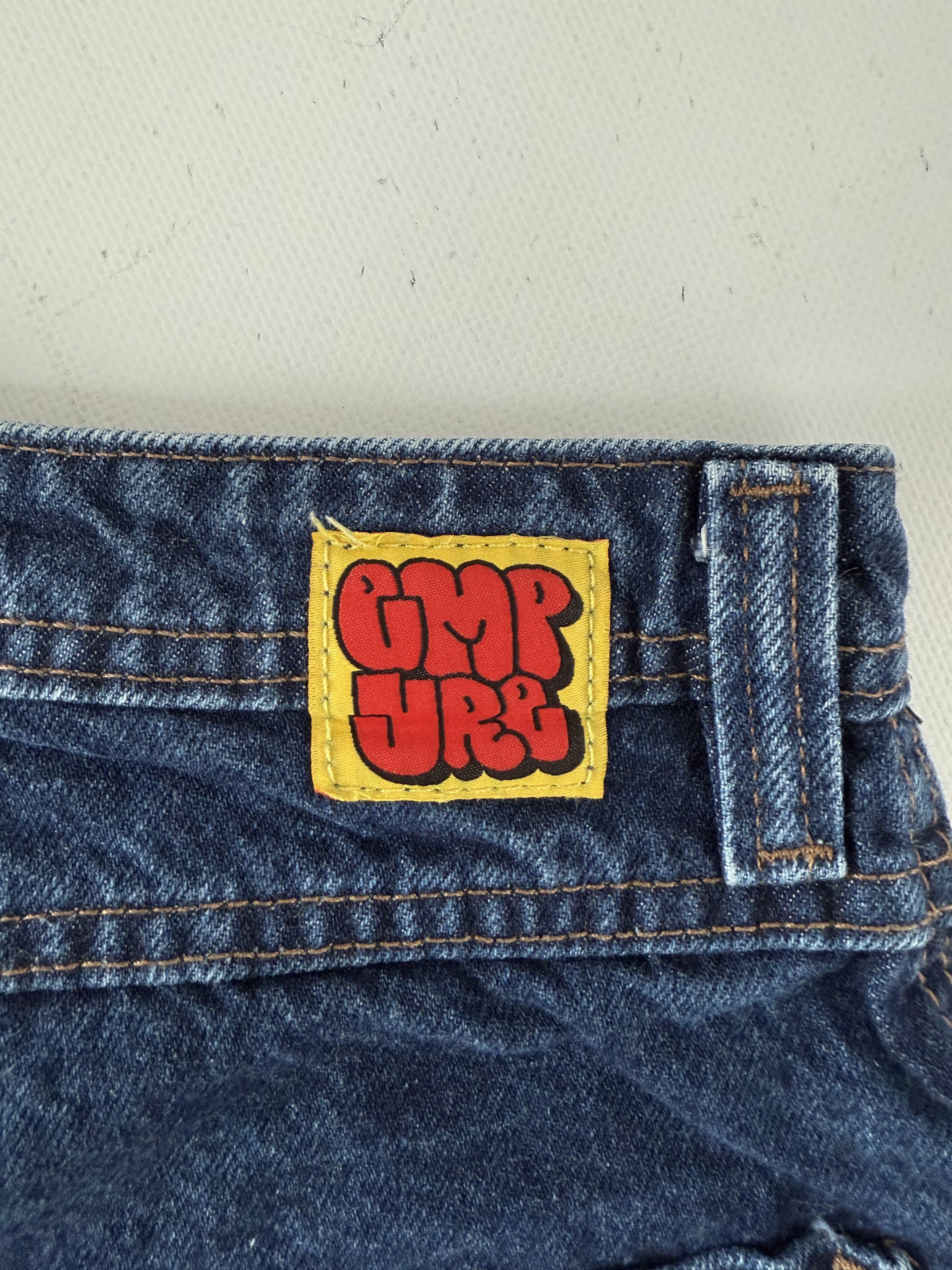 Y2K GMP URG Denim Shorts